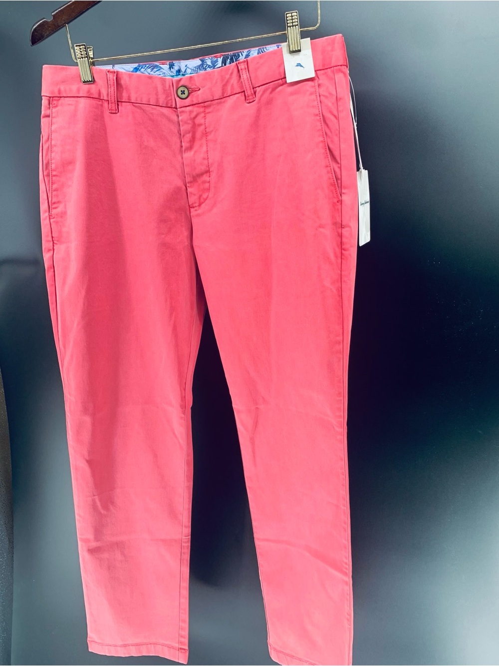 Tommy Bahama Men’s Coral Red Stretch Pants